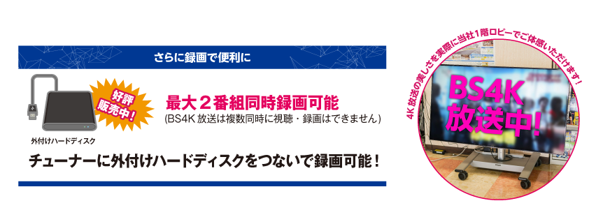 豊富な視聴可能チャンネル